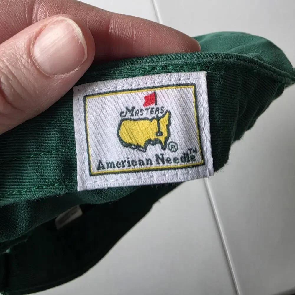 Masters Hat Cap Strap Back Mens One Size Green Golf 2011 American Needle